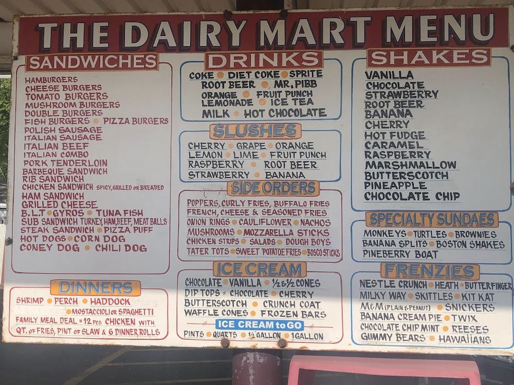 The Huntley Dairy Mart Menu image 3